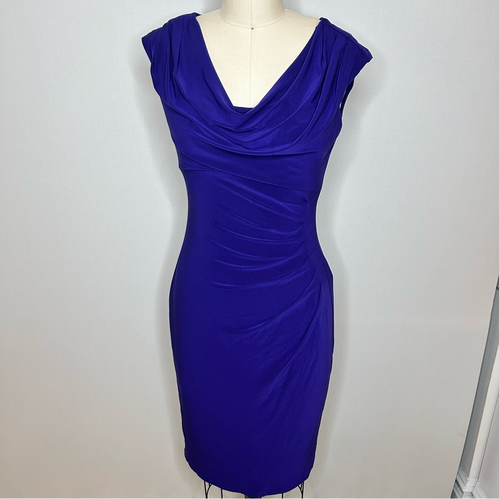 Ralph Lauren Cowl Neck Bodycon Dress